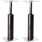 2 x Floor Jack Lift Stand Adjustable Steel House Steel Leveling Beam Post Tool