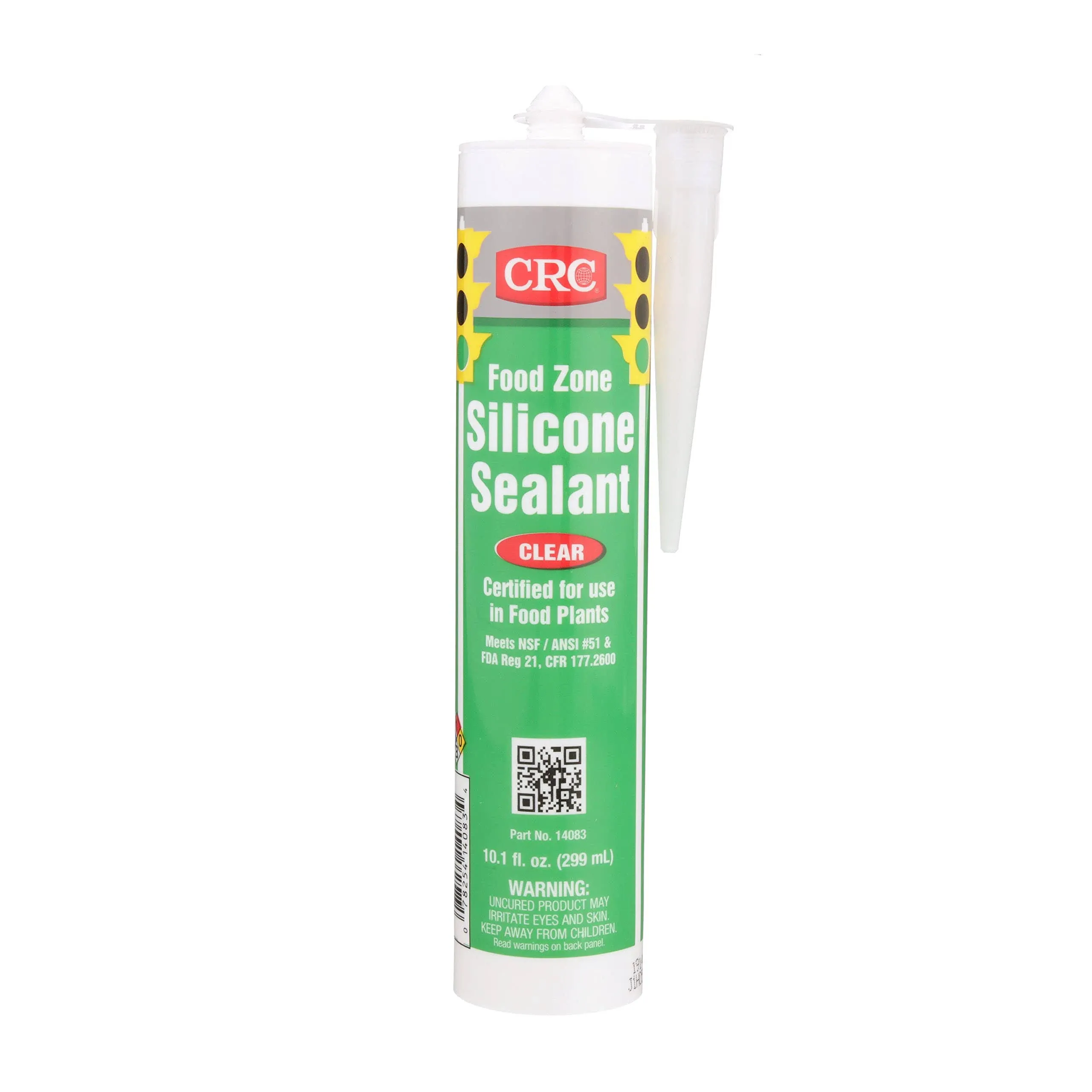 Food Grade Silicone Sealant: 10.1 oz Cartridge, White, Hydroxy-Terminated Polydimethylsiloxane & Sil