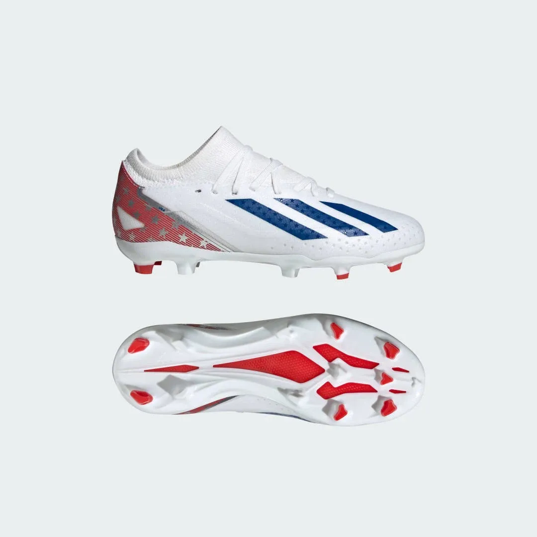 Adidas Kids x Crazyfast USA.3 FG White/Red, 4