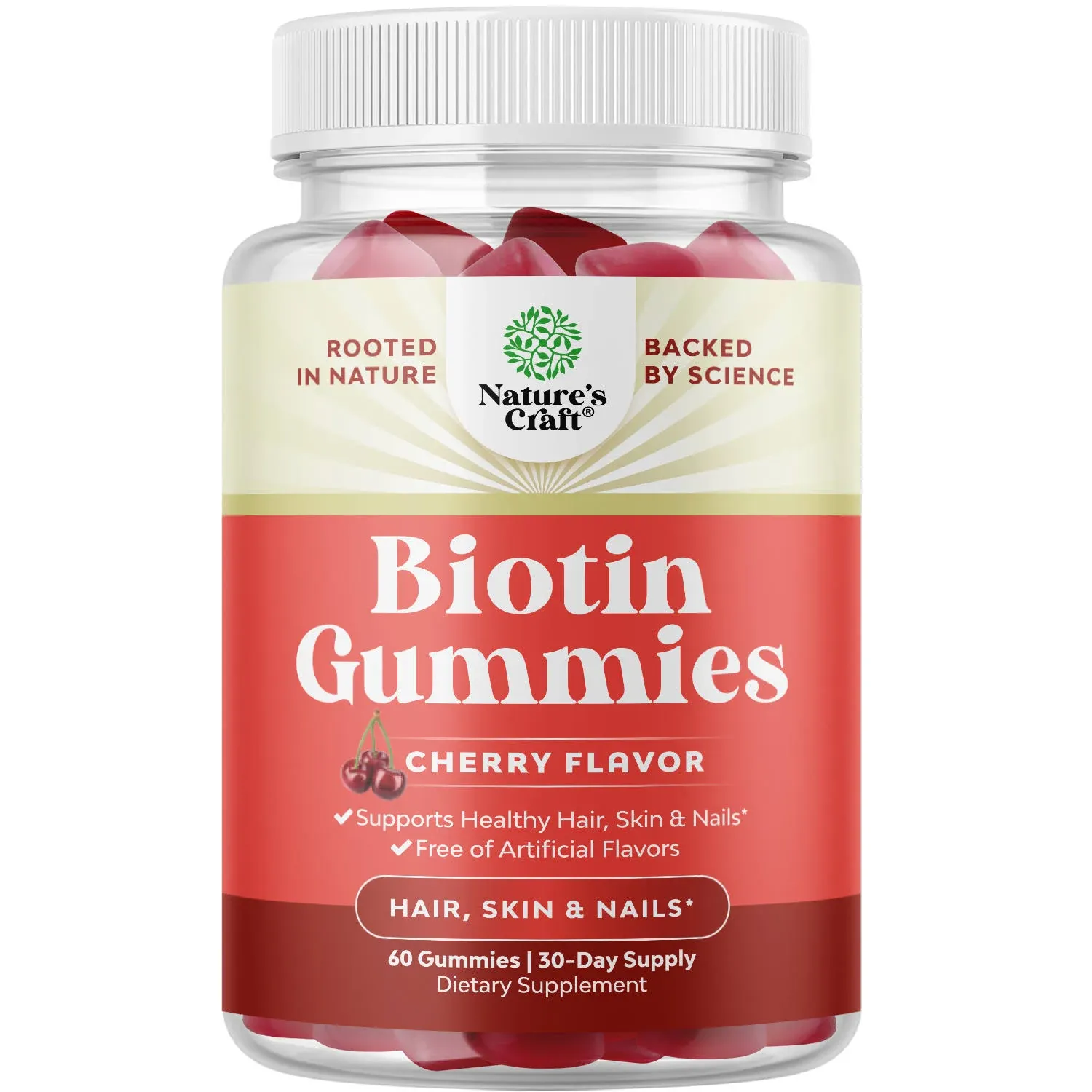 Biotin Gummies 5000mcg per serving