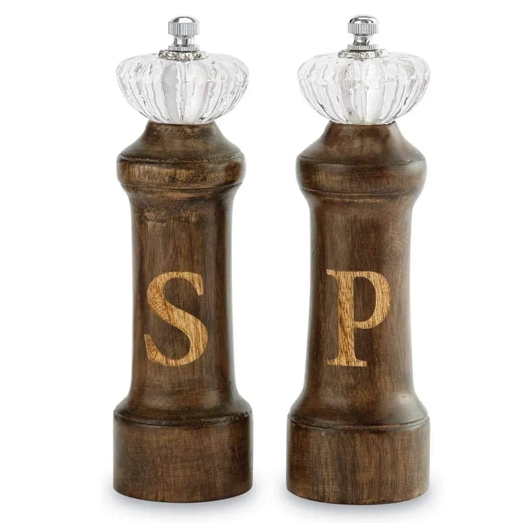 Mud Pie Door Knob Salt and Pepper Grinder Set