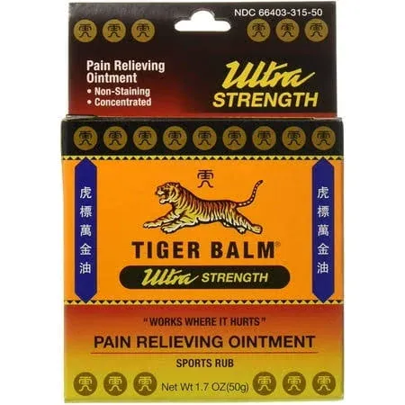 Tiger Balm Pain Relieving Ointment Ultra Strength