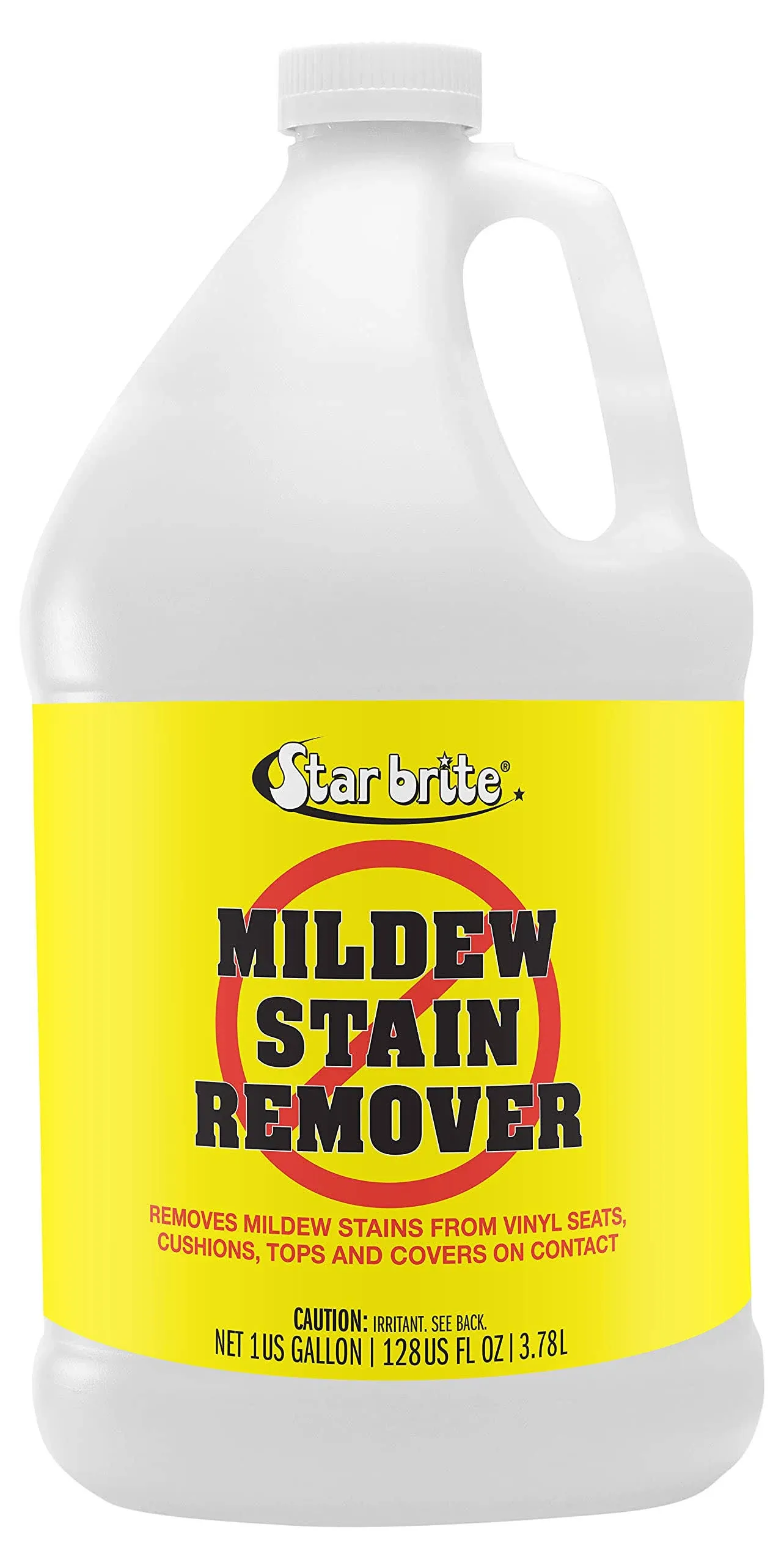 Starbrite 1 Gallon Mildew Stain Remover Fiberglass, Vinyl, Plastic Surface 85600