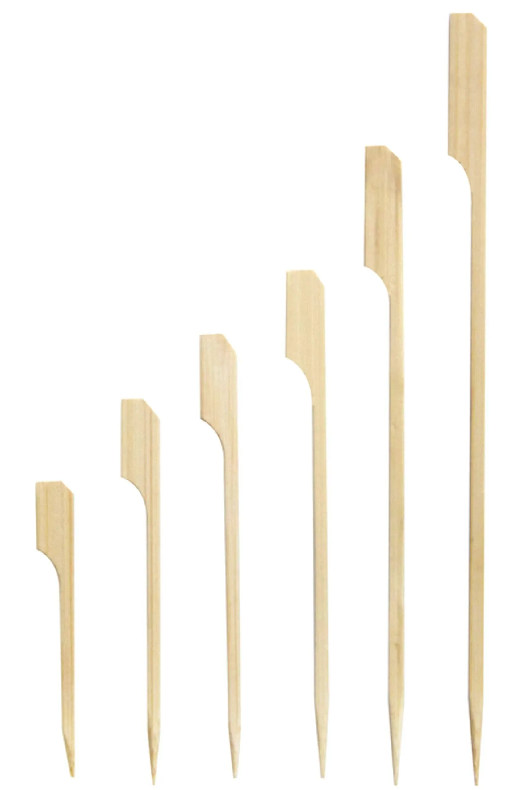 Packnwood Bamboo Paddle Pick Skewer, 7.1" Length (Case of 2000)