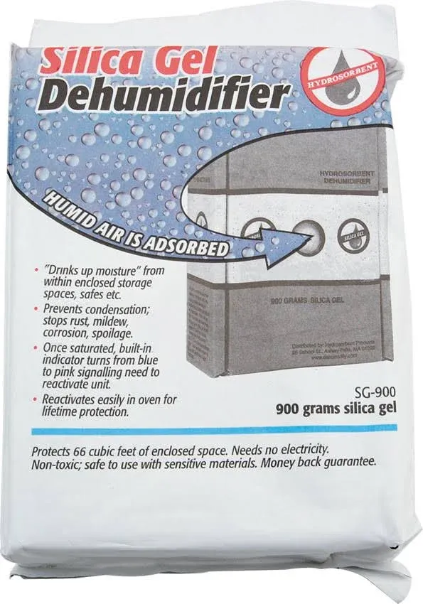 900 Gram Silica Gel Desiccant (1 pack)