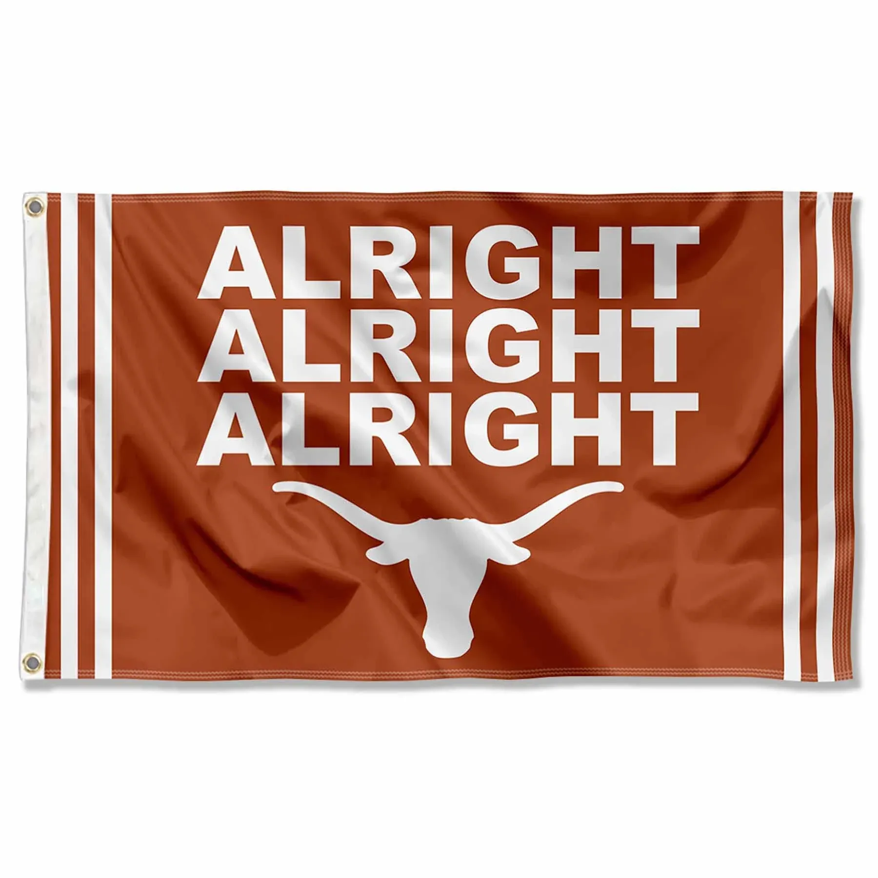 Texas Longhorns Alright Alright Alright Flag Large 3x5