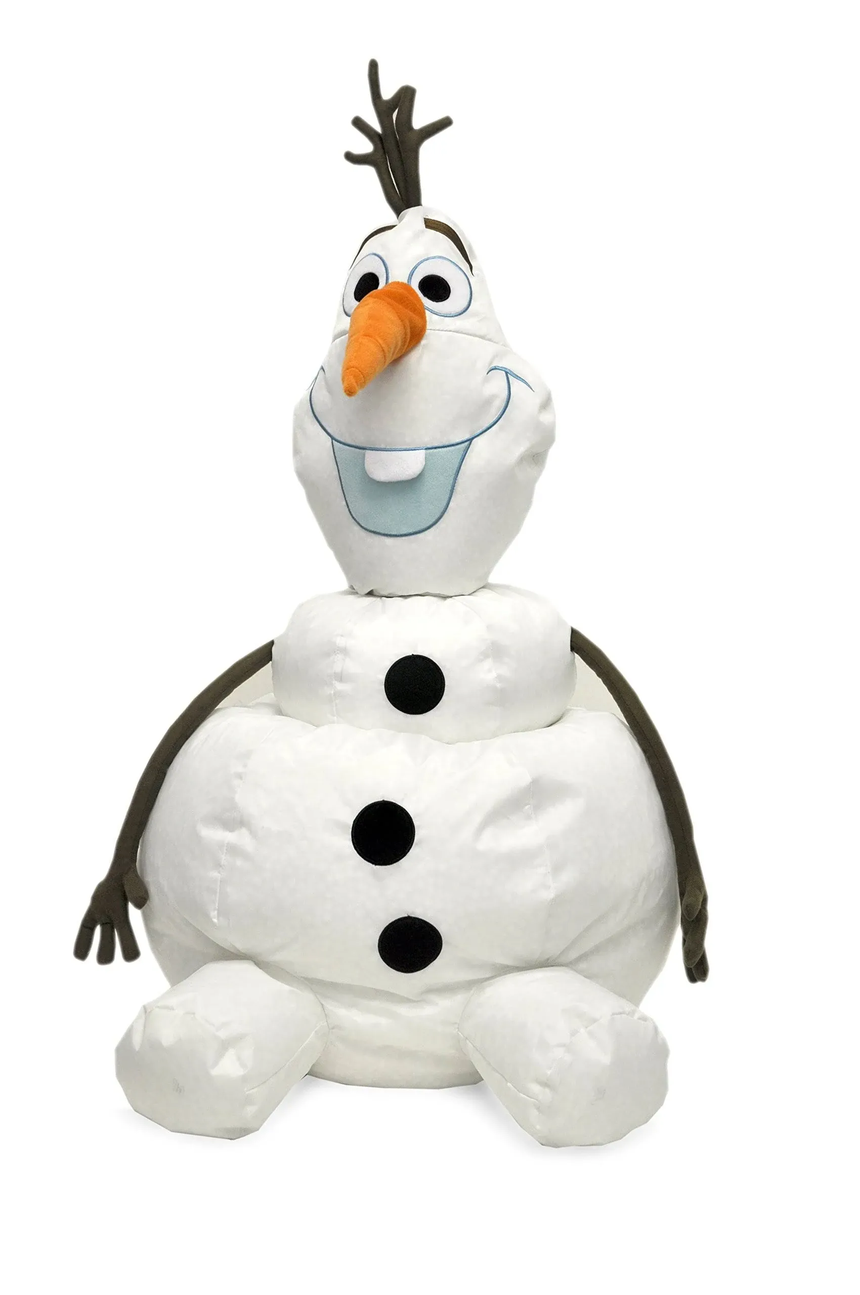 Disney Frozen Giant Olaf Figural Stackable Bean Bag Chair 41&#034; Tall