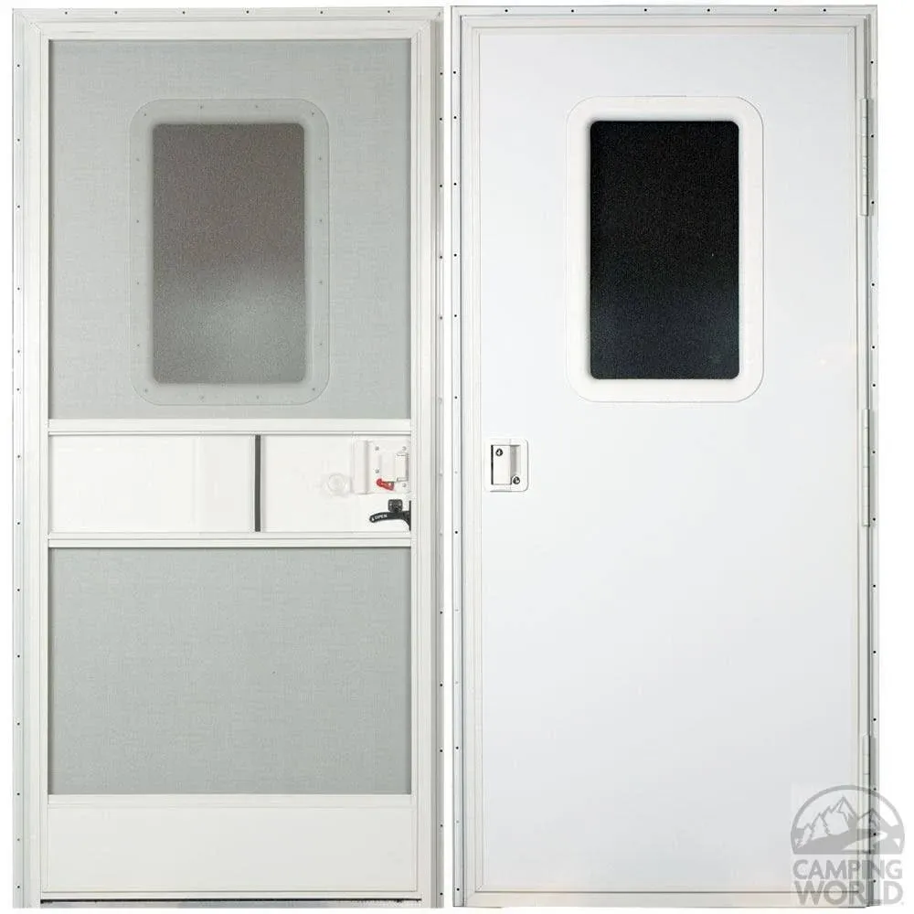 AP Products® 015-217717 - 26&quot;W x 72&quot;H Polar White Rectangular Entry Door