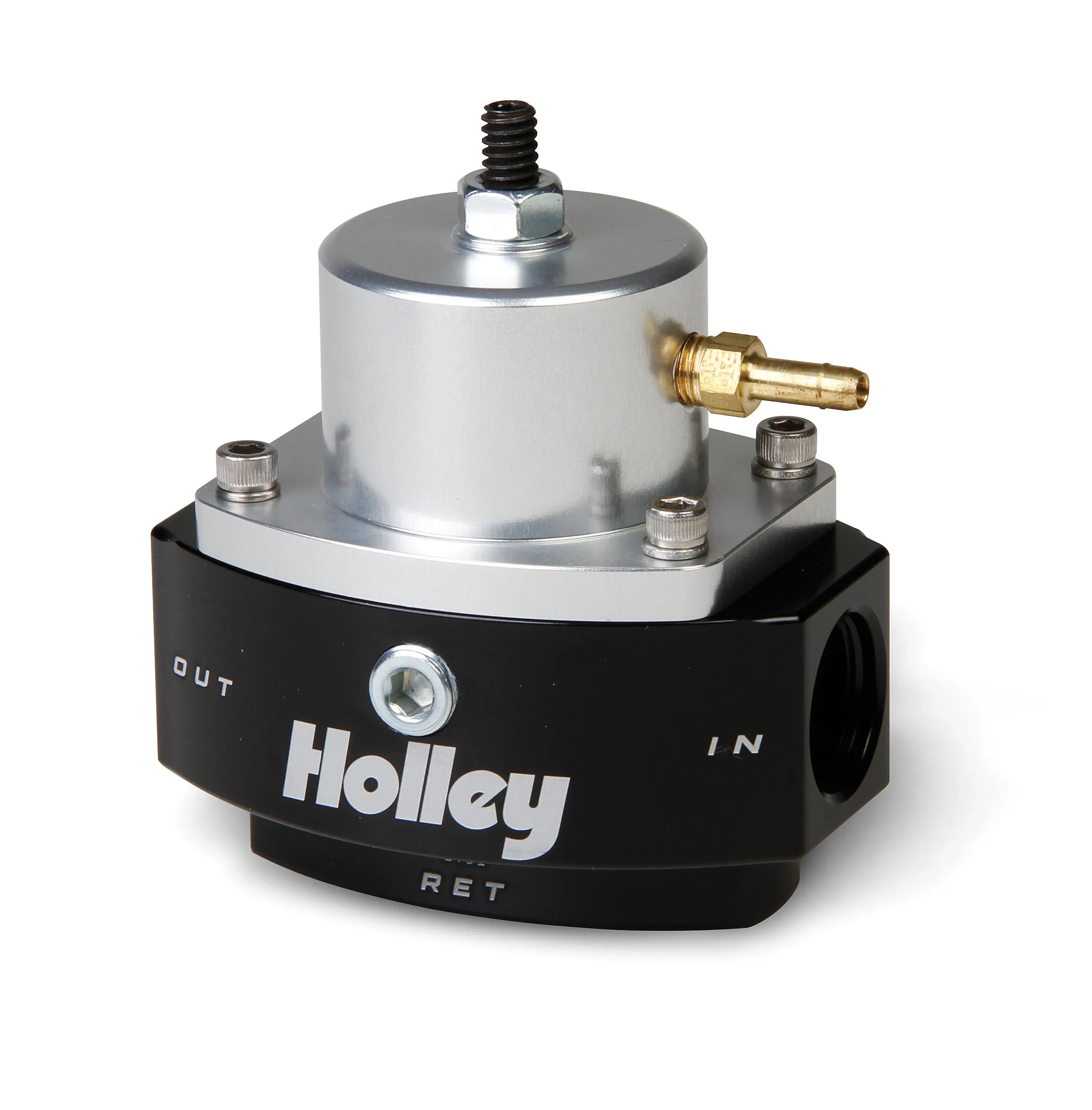 HOLLEY DOMINATOR BILLET ЕFI BYPASS FUEL PRESSURE REGULATOR,15-6<wbr/>5 PSI,1/8&#034; NPT