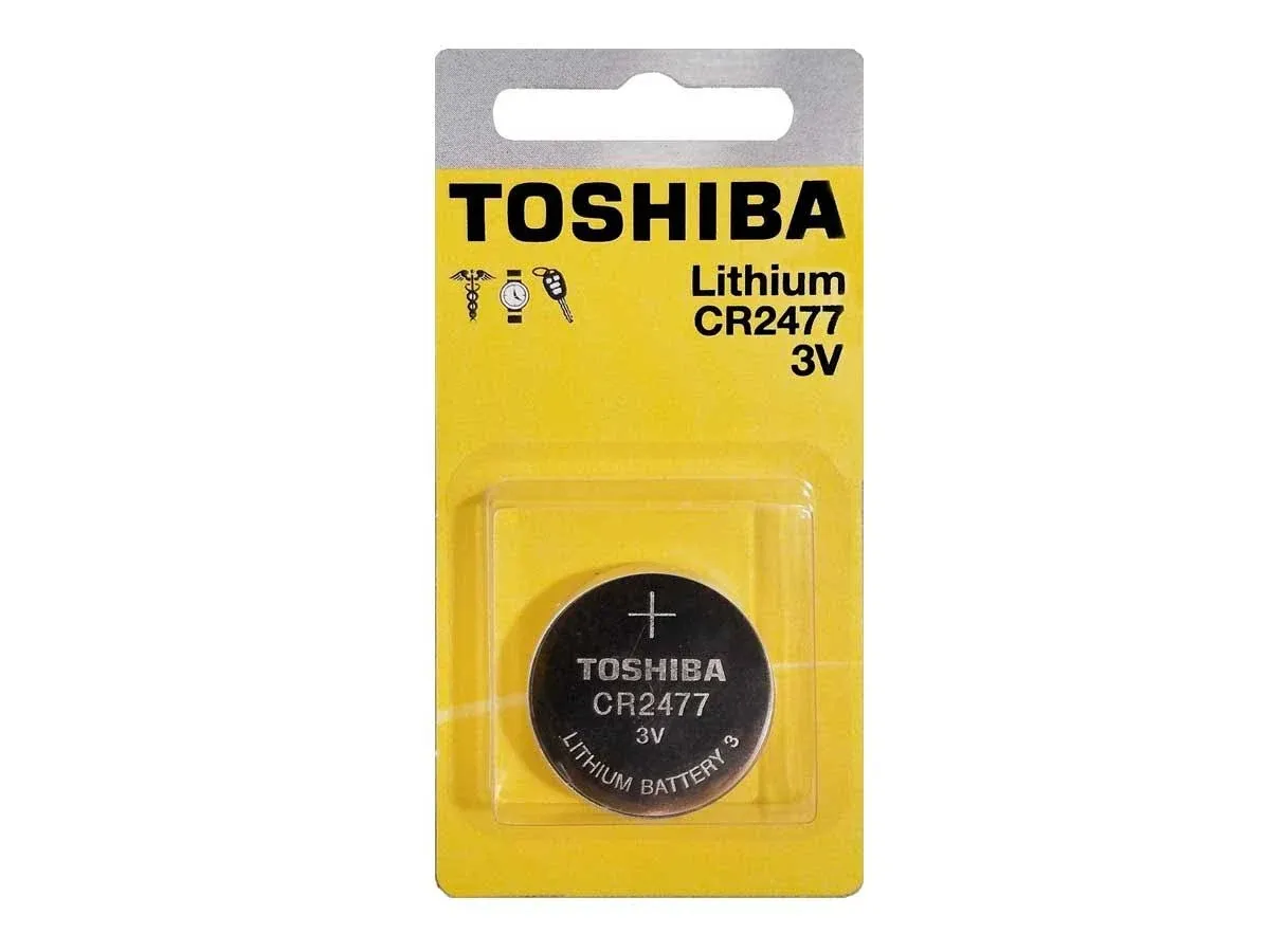 Toshiba CR2477 3V Lithium Coin Cell Battery