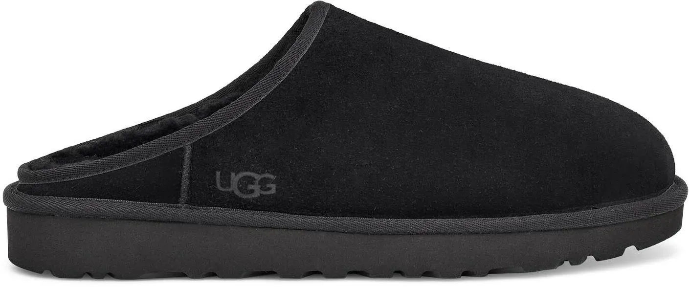 Men's Ugg Classic Slip-On Slippers 6 Black