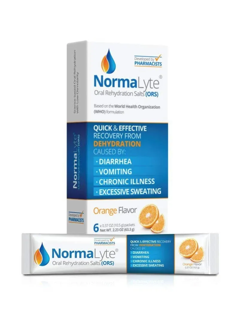 NormaLyte Orange - 6 Stick Box - HSA/FSA Eligible Item