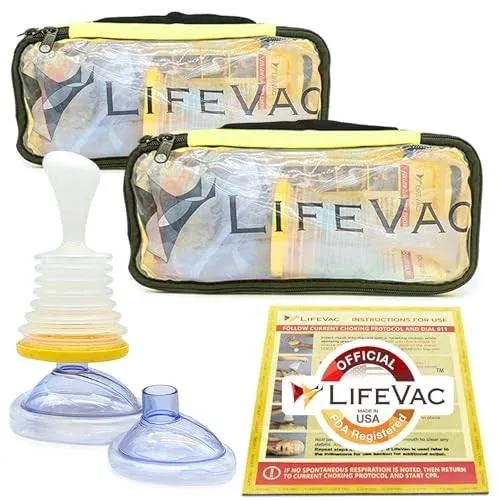 LifeVac - Choking Rescue Device Home Kit for Adult and Children First Aid Kit ...