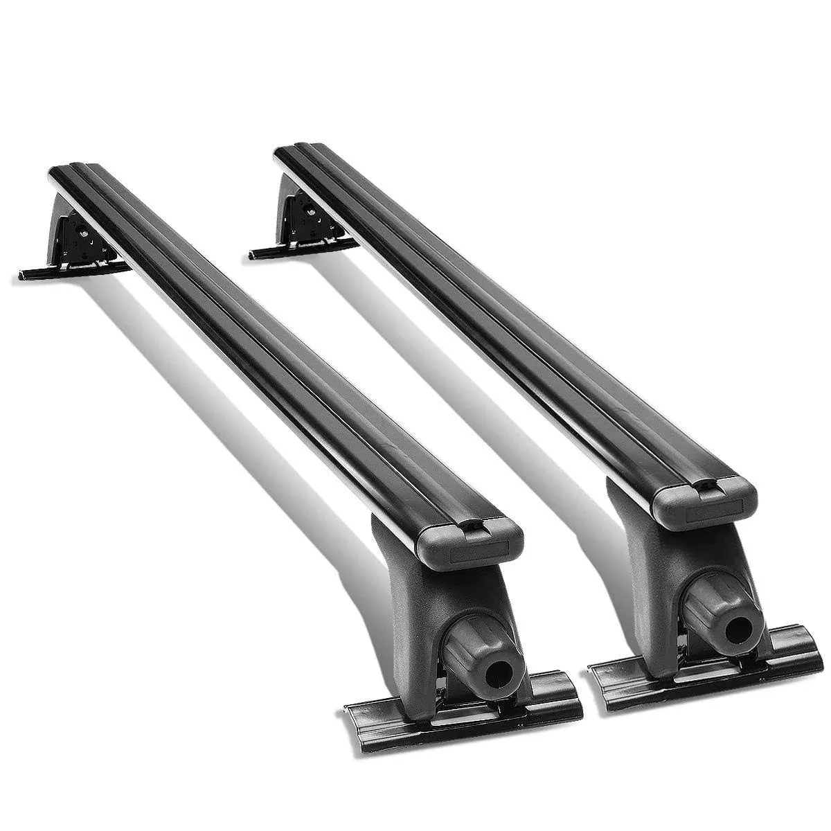 DNA Motoring 54" Adjustable Pair of Aluminum Top Cross Bar Cargo Roof Racks RRB-T4-54