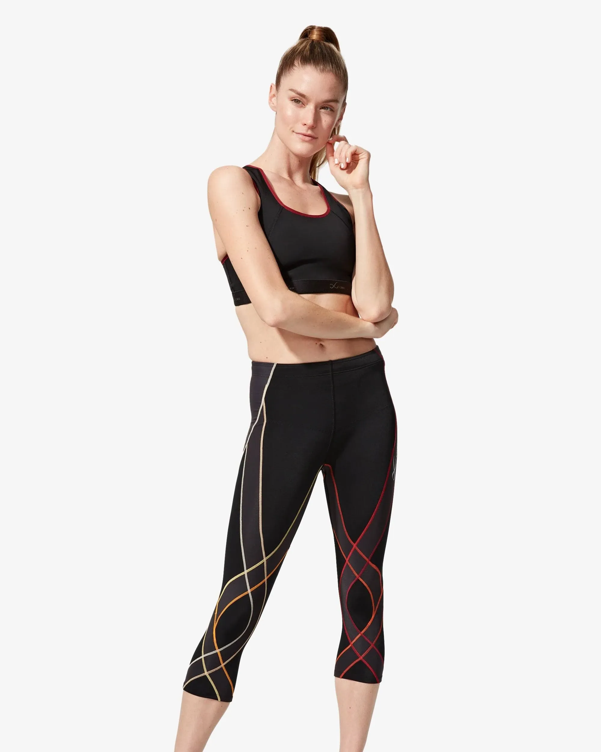 CW-X Women's Endurance Generator Joint and Muscle Support 3/4 Compression Tight