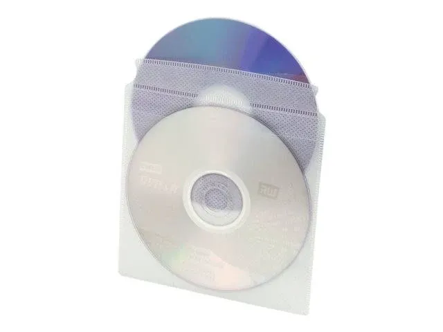 Staples CD/DVD Sleeves (50 Pack)