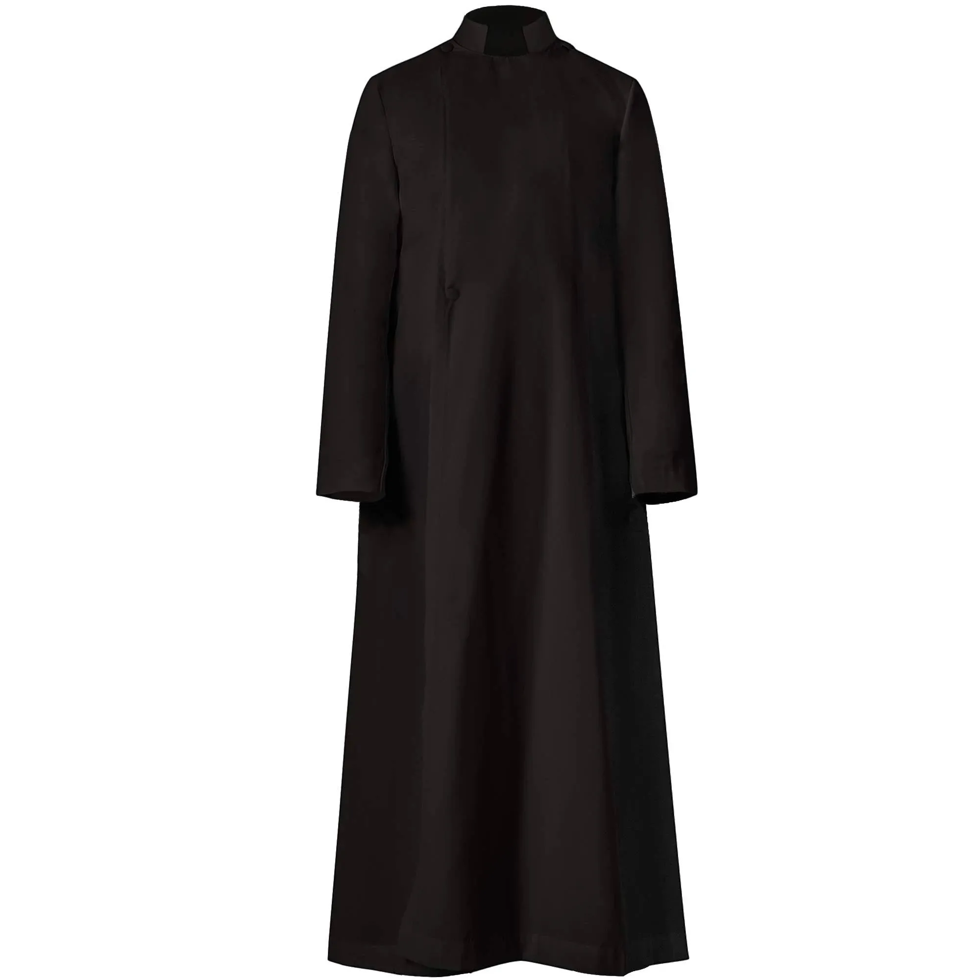 GraduatePro Anglican Cassock Mens Clergy Robe Priest Pulpit Costume Altar Server ...