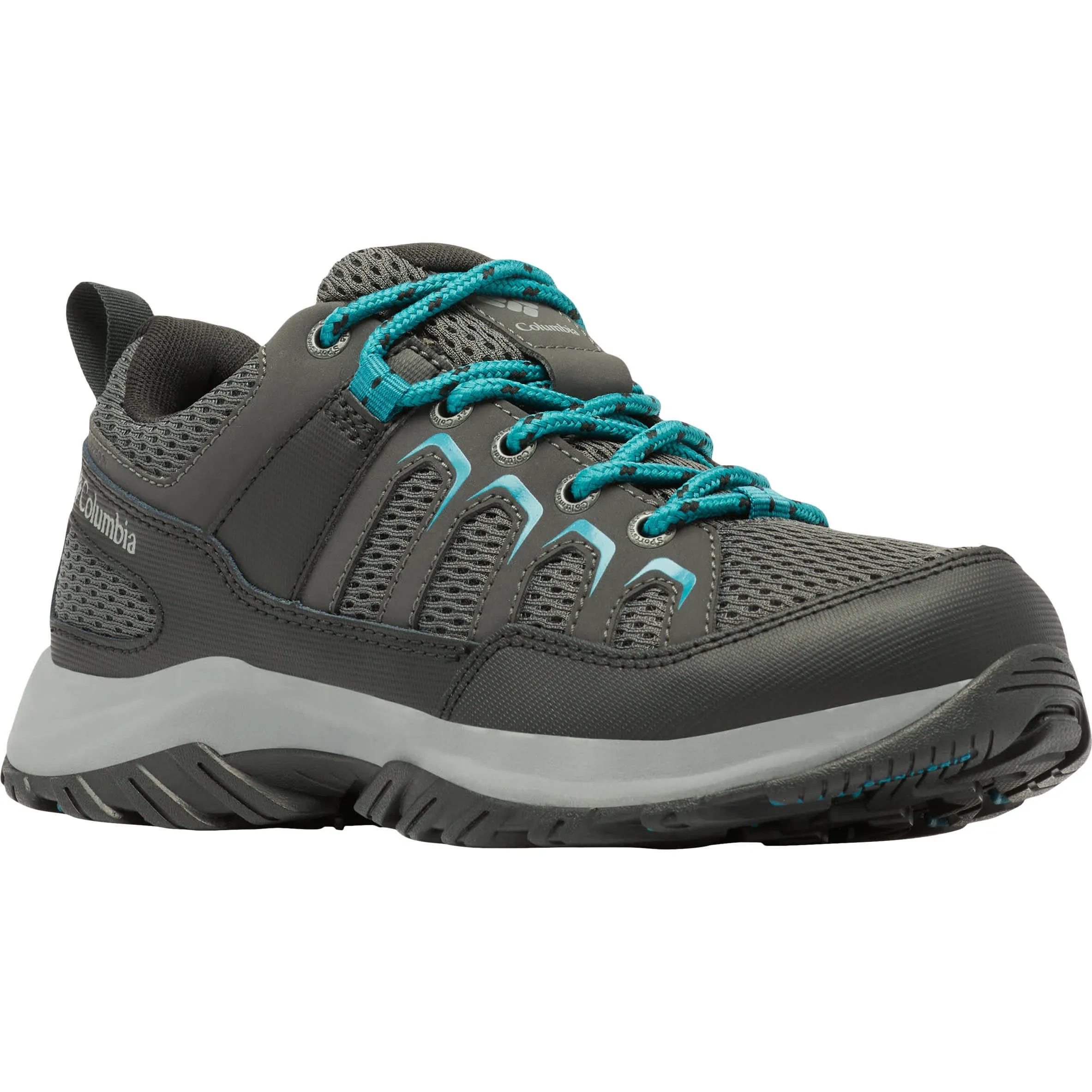 Columbia Women's Granite Trail Waterproof Hiking Shoes, Shark/River Blue