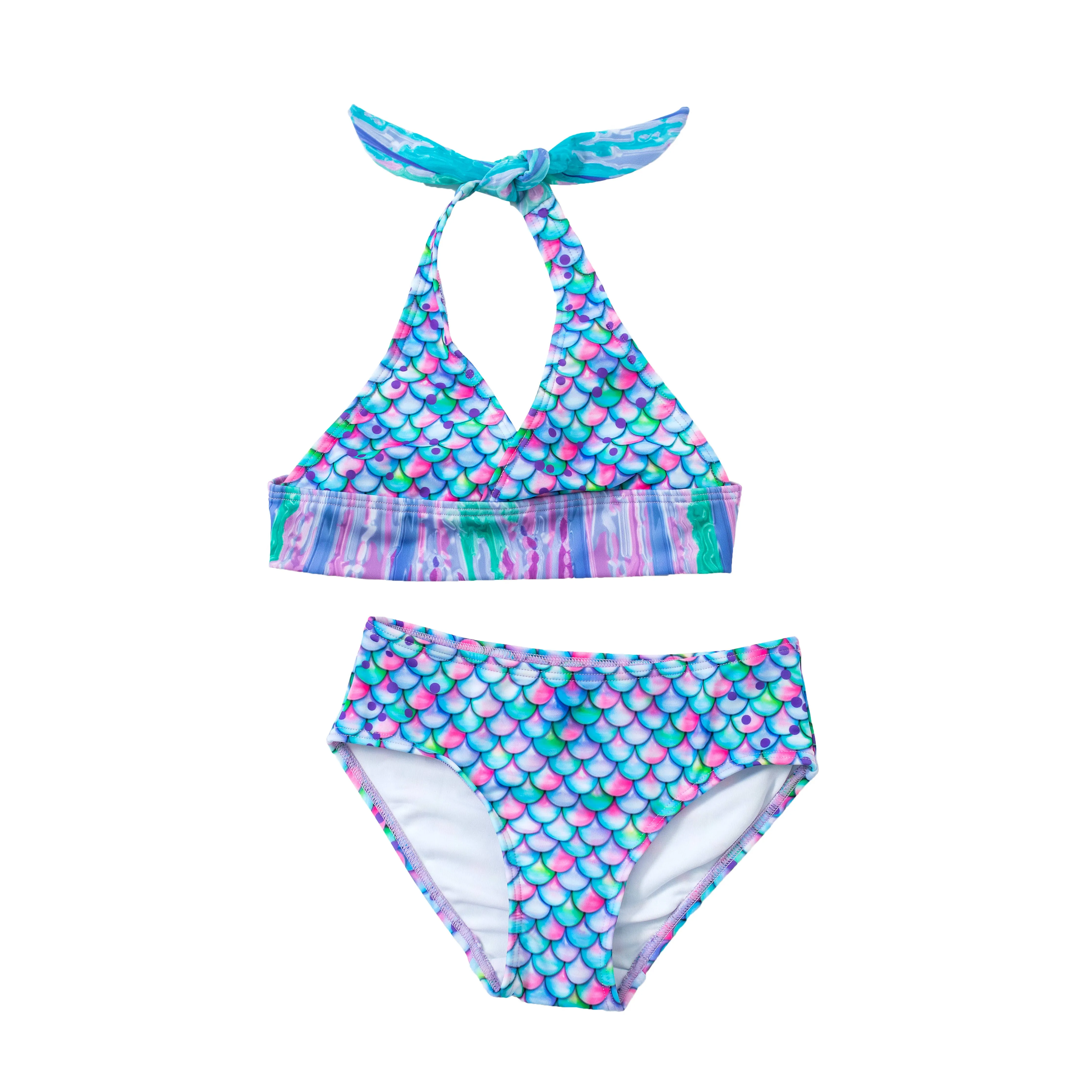 Aurora Borealis Mermaid Bikini Set L - Child 8/10