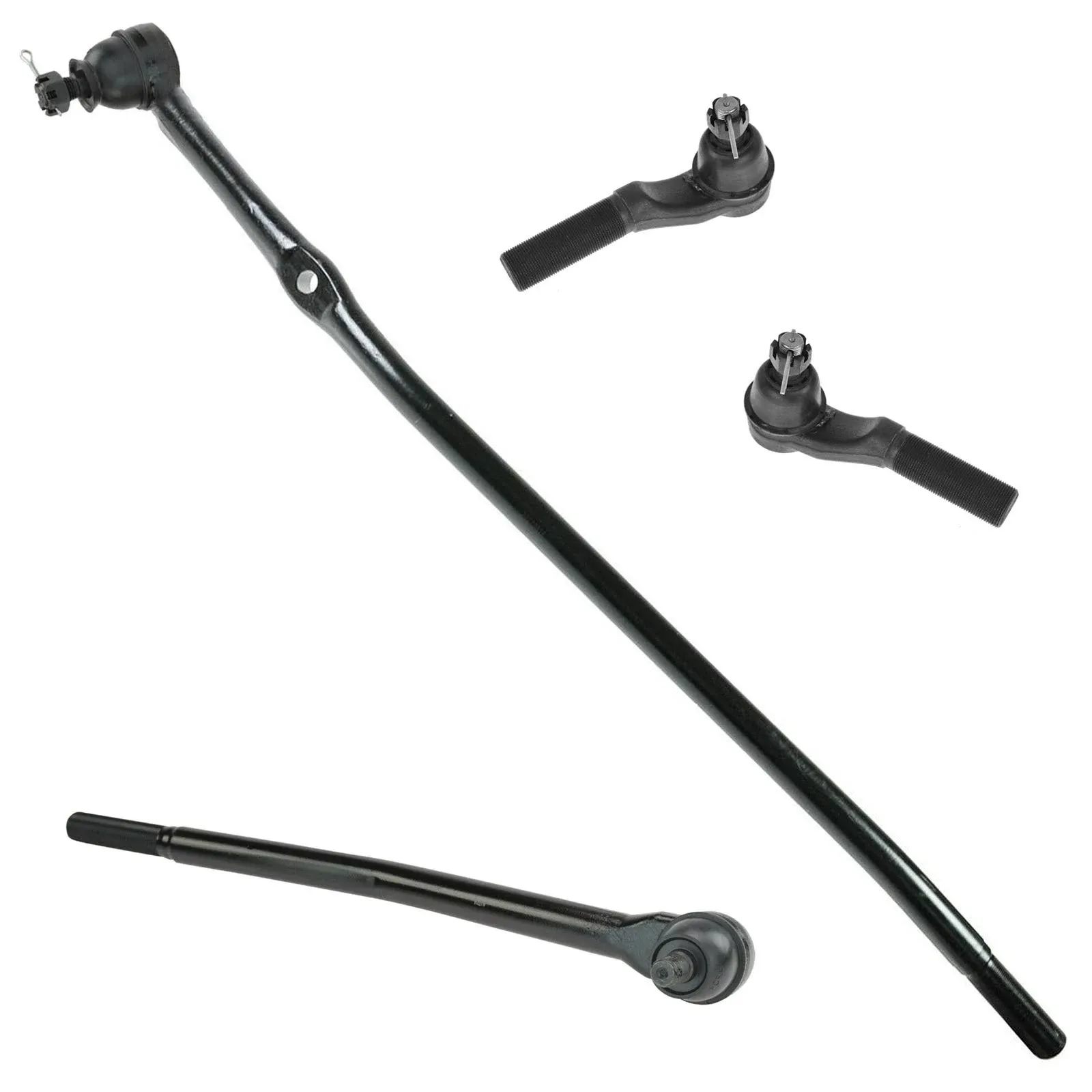 TRQ® PSA55581 - Front Driver and Passenger Side Inner and Outer Steering Tie Rod End Kit