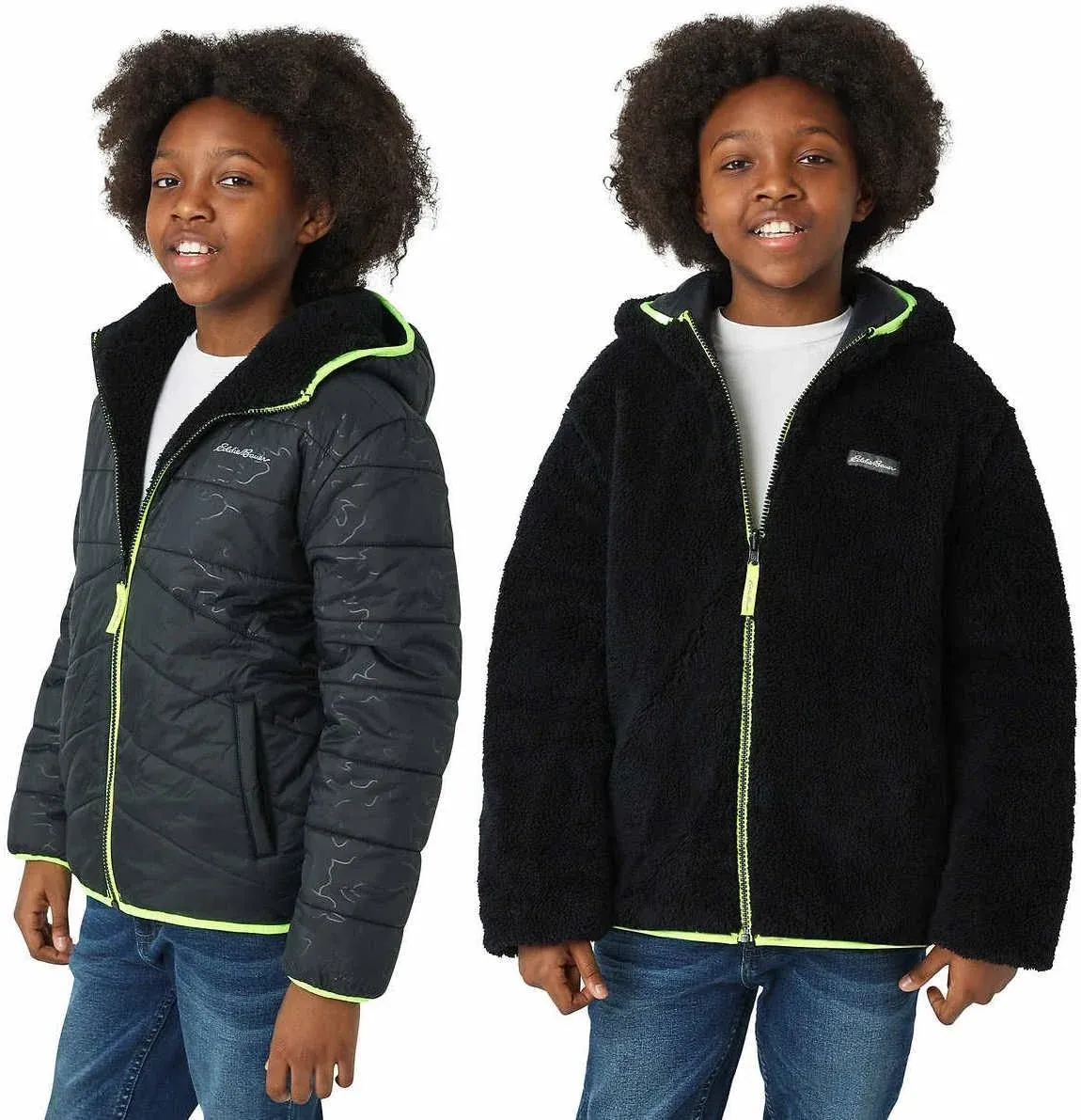 Eddie Bauer kids Youth Reversible Jacket L-14/16