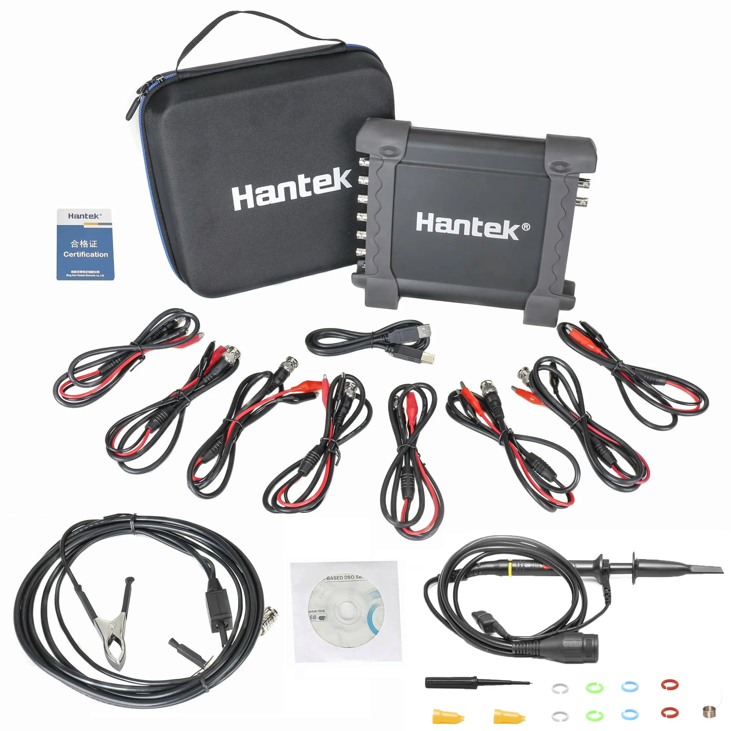 Hantek 1008C PC USB 8CH Automotive Diagnostic Digital Oscilloscope/DAQ/Programmable Generator