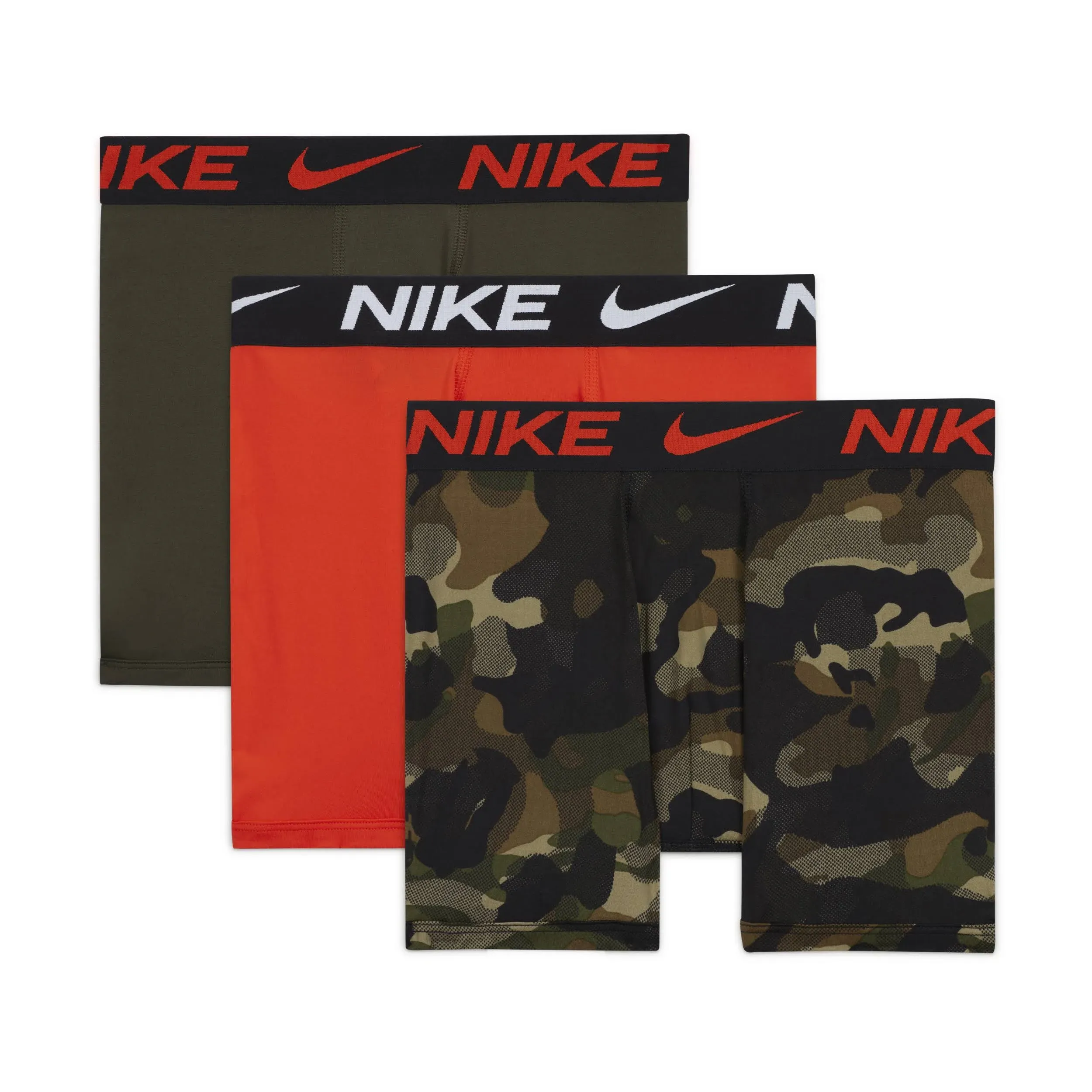 Nike Essentials Big Kids' Dri-Fit Boxer Briefs (3-pack)