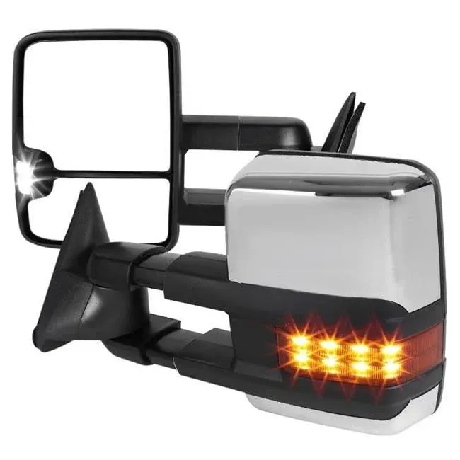 Spec-D RMX-C1088G2LED-P-ZM 88-98 Chevy C10 Towing Mirrors - Power