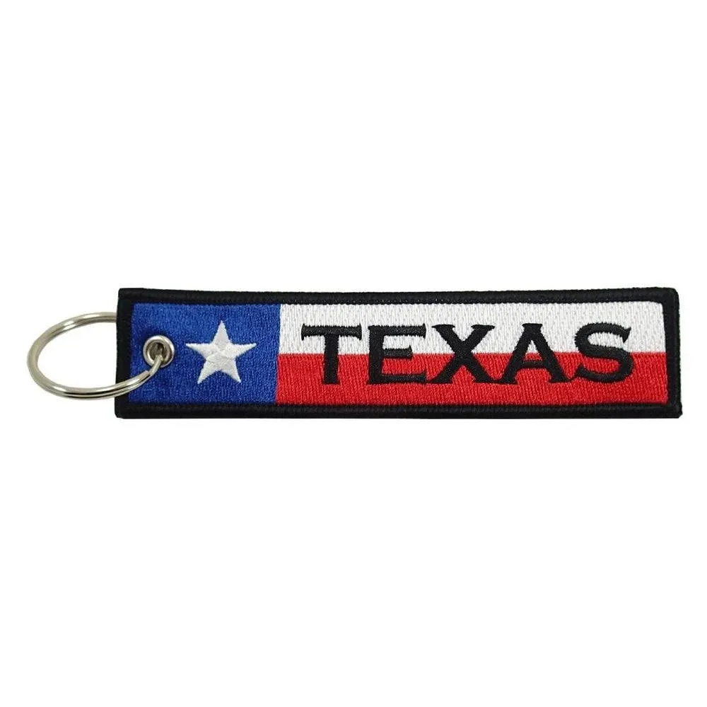 Texas Flag Keychain