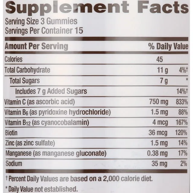 Emergen-C Gummies (45 Count, Orange, Tangerine and Raspberry Flavors) Immune Support with 750mg Vitamin C Dietary Supplement, Caffeine Free, Gluten Free