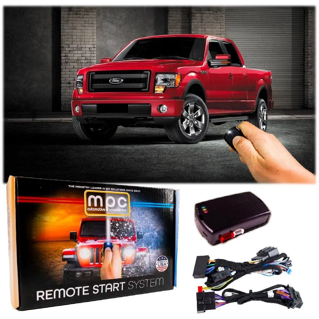 OEM Remote Activated Remote Start Kit w/Keyless Entry For 2011-2014 Ford F-150