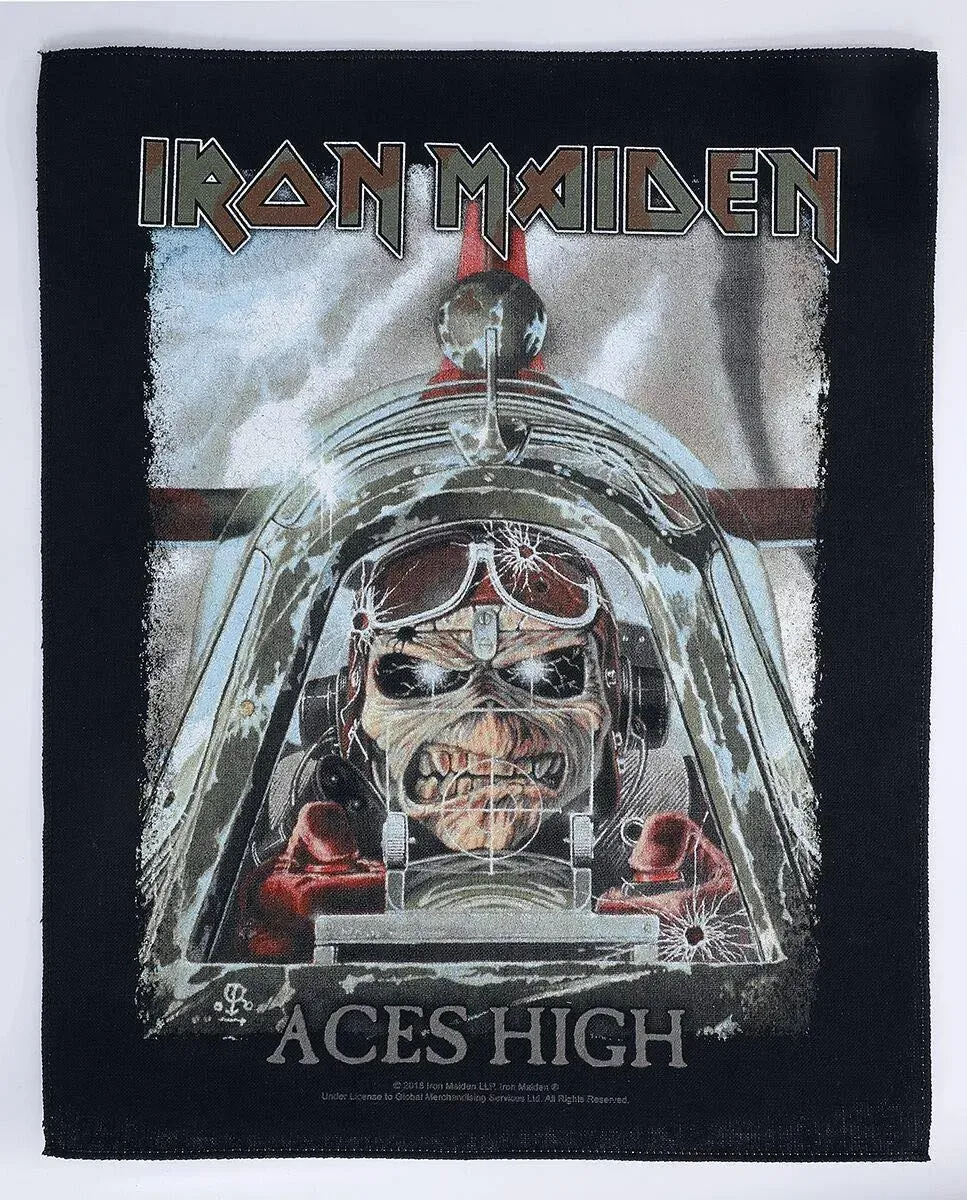 Iron Maiden Aces High Back Patch