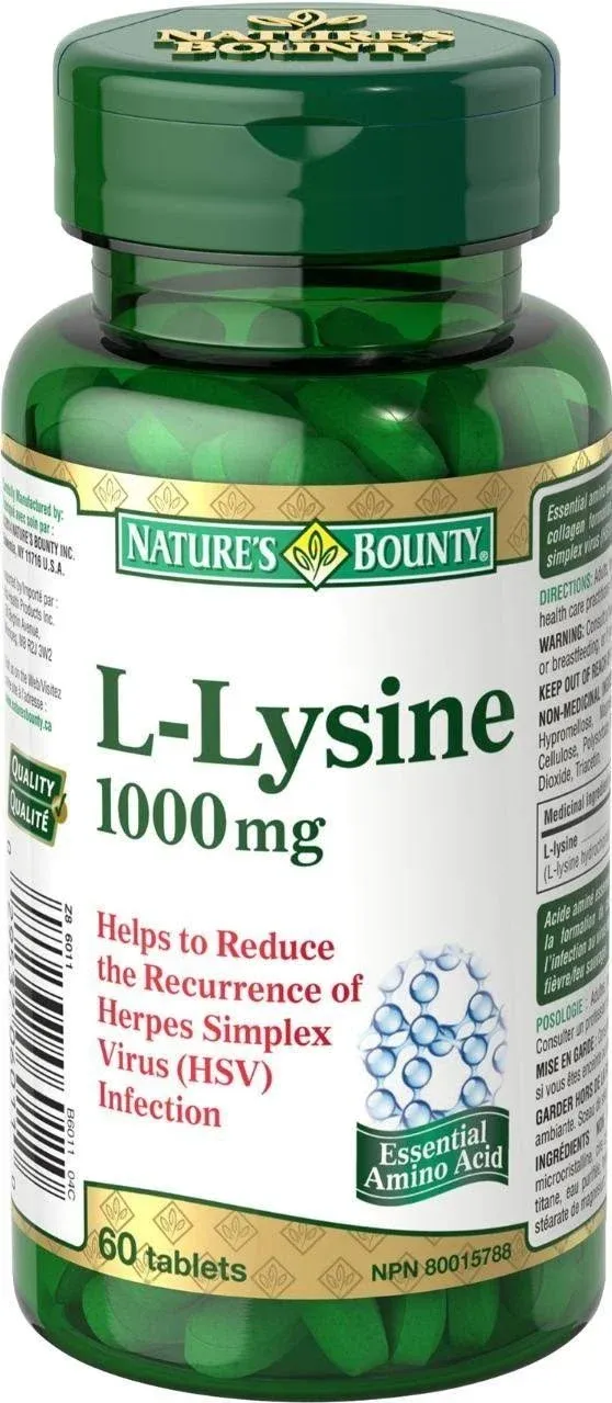 Nature's Bounty L Lysine