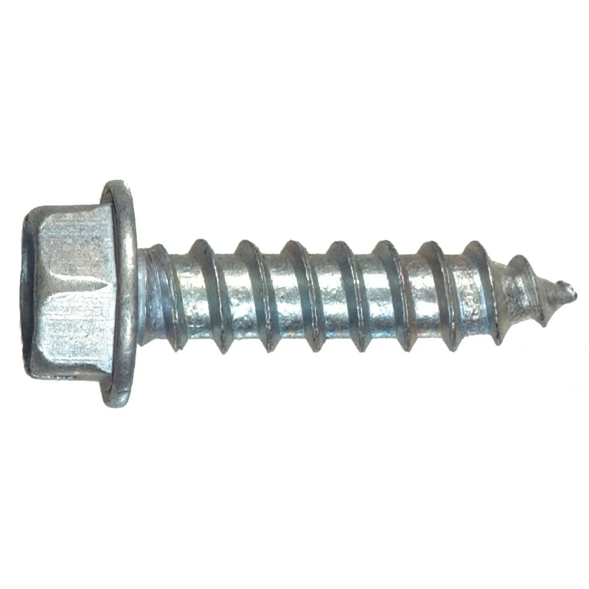 Hillman #8 Hex Washer Slotted Head Sheet Metal Screw 41010