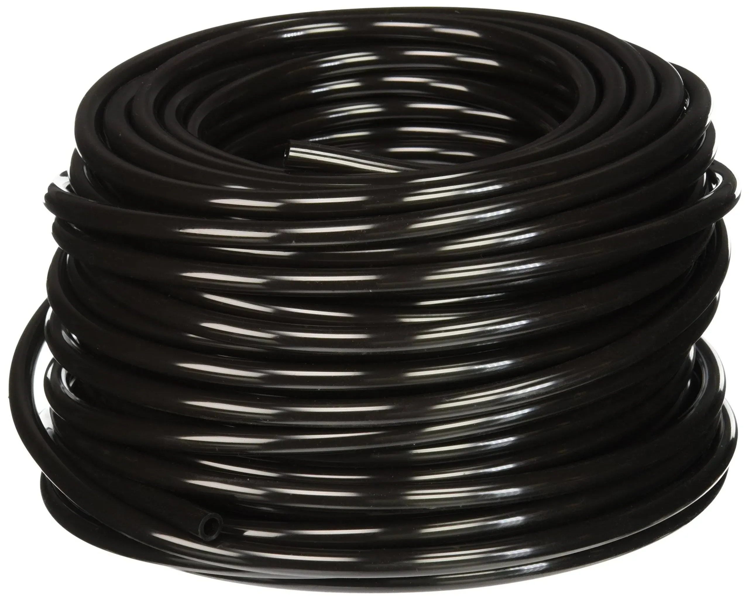 Active Aqua HGTB25 0.25 Inch Inside Diameter Vinyl Hydroponic Irrigation Tubing for Indoor Vegetation Growing and Gardening Systems, 100 Ft, Black