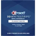 3D Whitestrips Classic White Teeth Whitening Kit, 10 Treatments 20 Strips