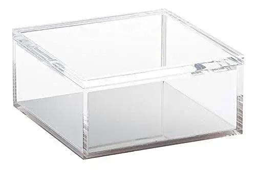 OfficeGoods Acrylic Desk Organizer w/Silver Base – Functional & Elegant Odds ...