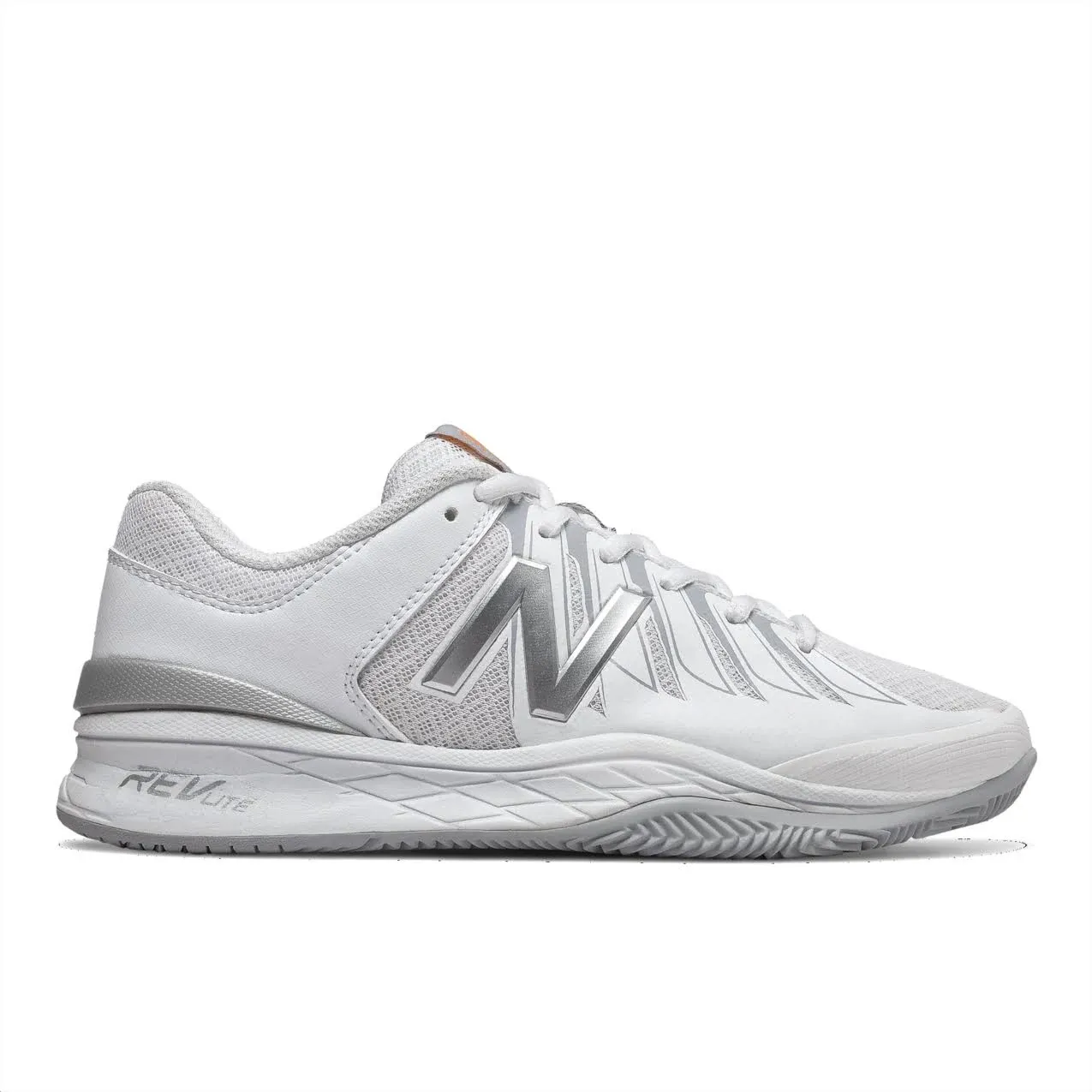 New Balance 1006 Women's Tennis Shoe - White/Silver, 6 D