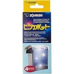 Zojirushi #CD-K03EJU Inner Container Cleaner for Electric Pots, 4 Packets,White