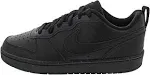 Nike | Junior's Court Borough Low Recraft Shoes, Black, Size 7