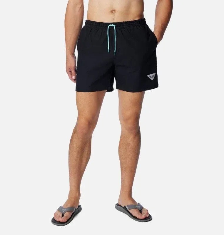 Columbia Men's PFG Rambler Swim Short, XXL, Cool Green Watershed