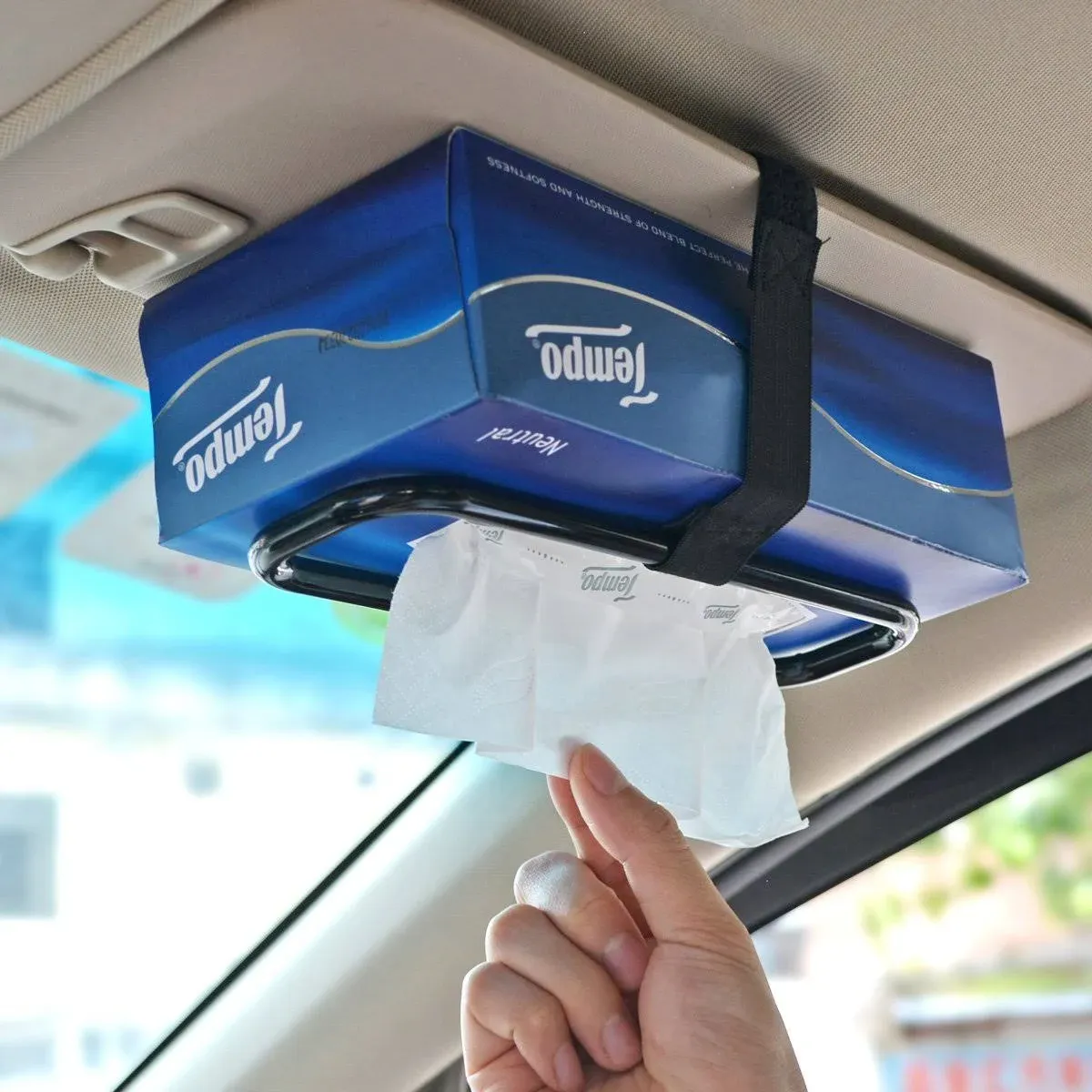 Auto Accessories Car Sun Visor Tissue Box Holder Paper Towel Napkin Box Cover Seat Back Bracket Portable Car Mount Organizer 2024 - $9.99