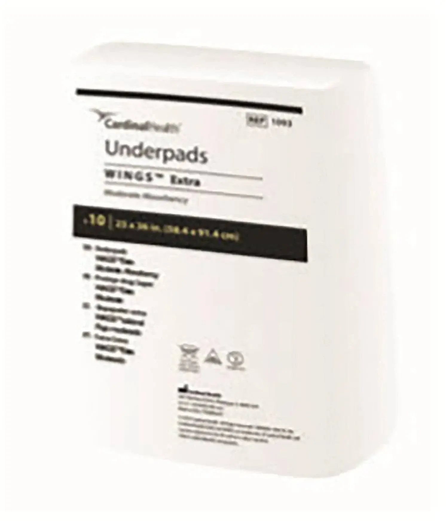 Simplicity Basic Underpad, Disposable, Light Absorbency, 23 x 36 inch Case/150