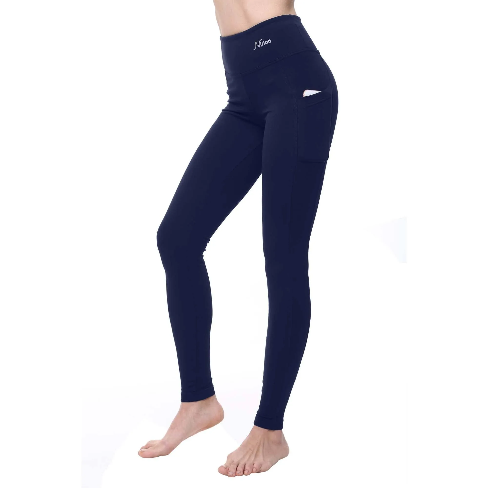 Nirlon Women's Leggings with Pockets High Waisted Workout Yoga Pants