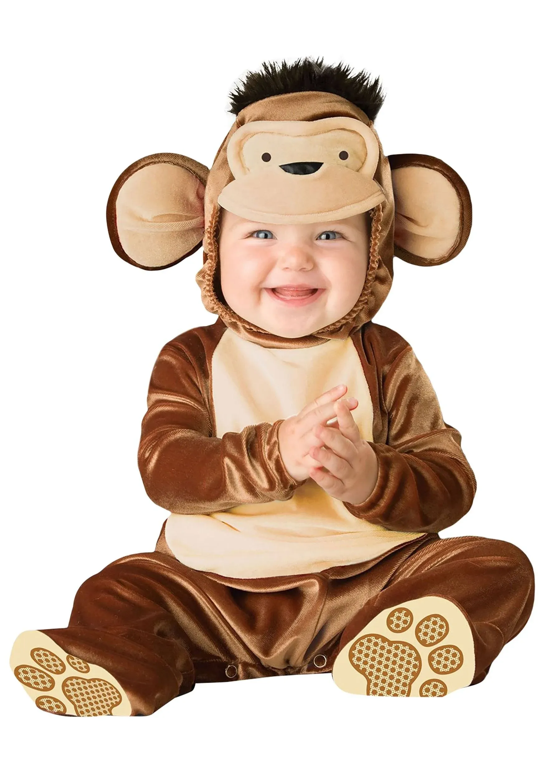 Incharacter Mischievous Monkey Curious George Baby Halloween Costume 16002