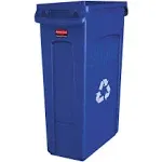 Rubbermaid Commercial 354007BE Slim Jim 23-Gallon Recycling Container