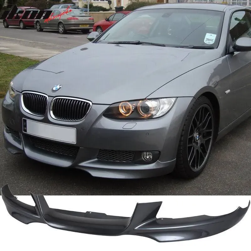 Fits 07-10 BMW E92 E93 3-Series M-Tech Sparkling Graphite Metallic Front Lip