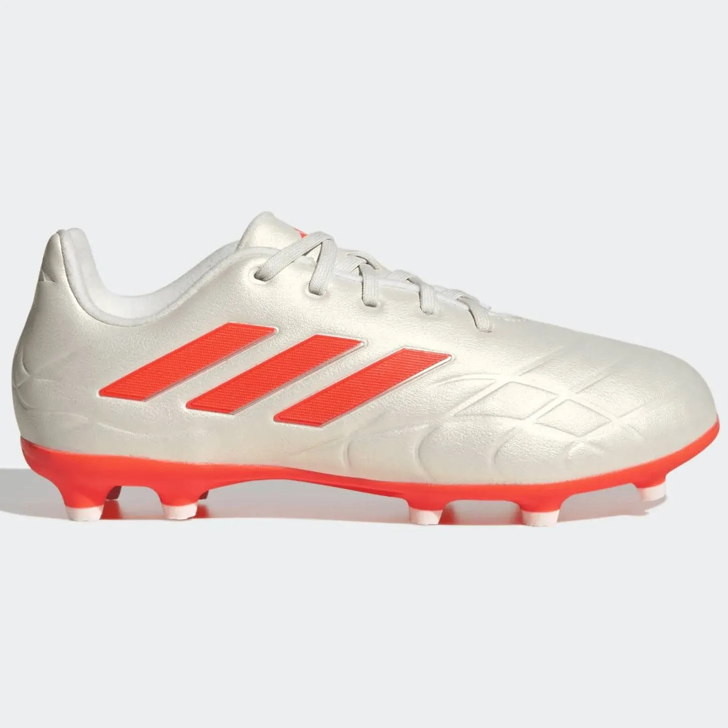 Adidas Copa Pure.3 FG Junior Firm Ground Soccer Cleats White/Orange / 4.5