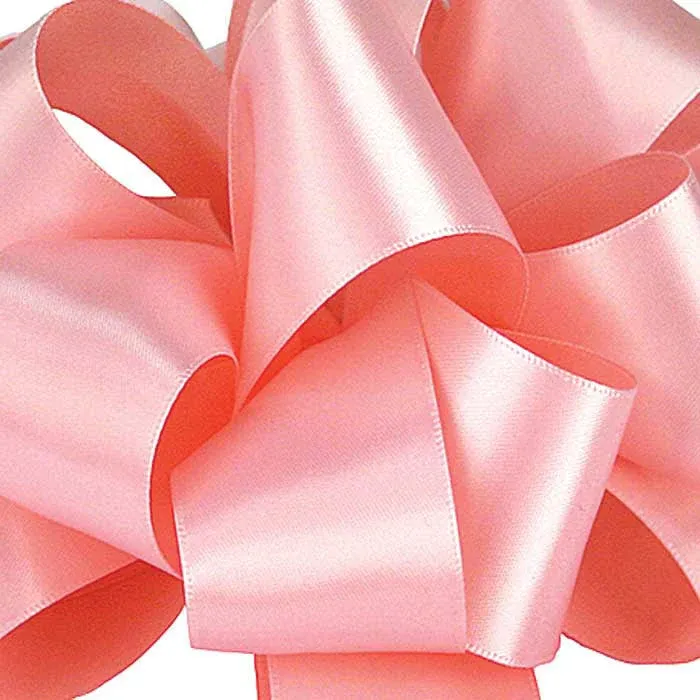 Burton & Burton #9 Light Pink Satin Double Faced Ribbon