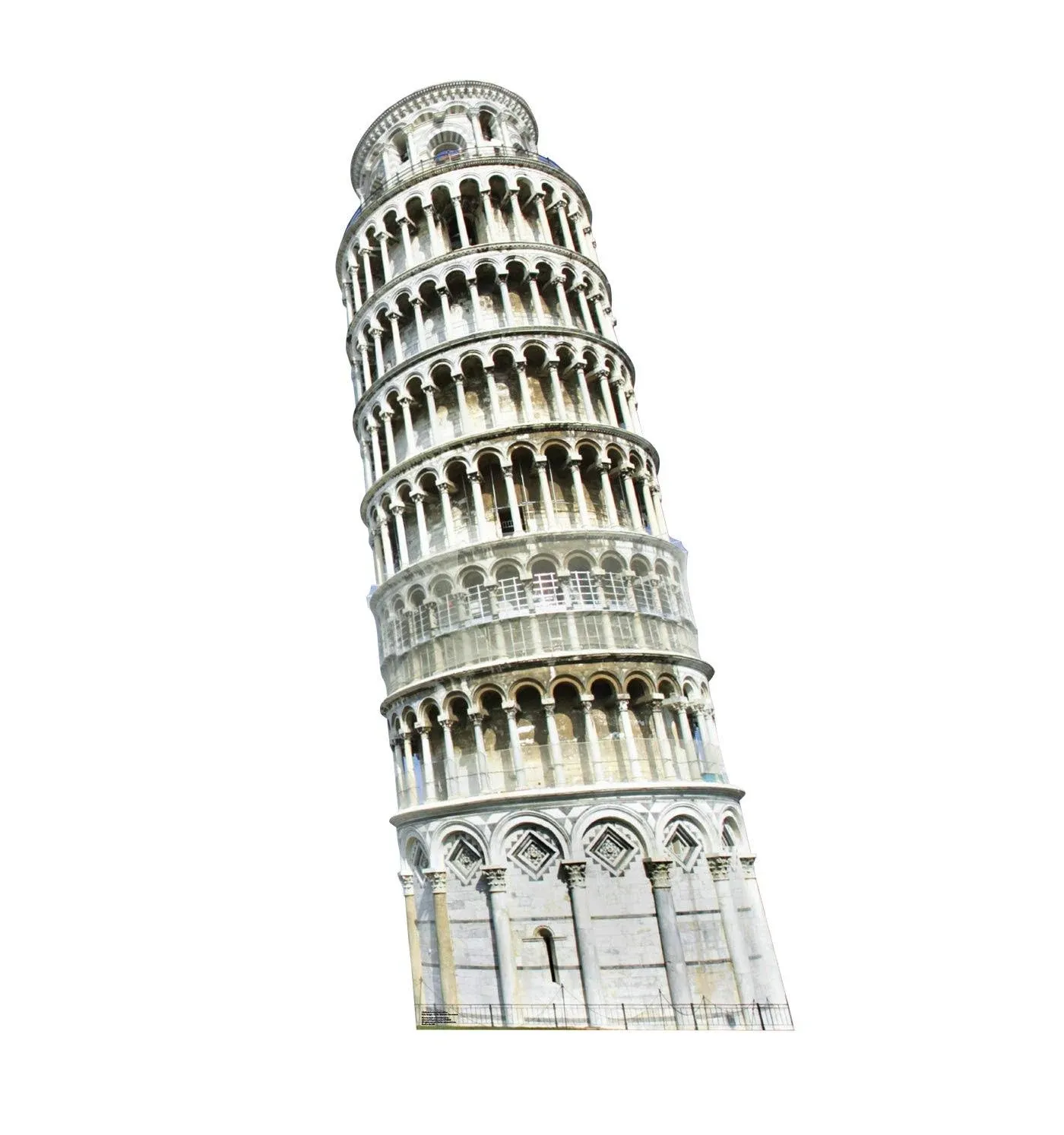 Advanced Graphics Italy Leaning Tower of Pisa Cardboard Standup